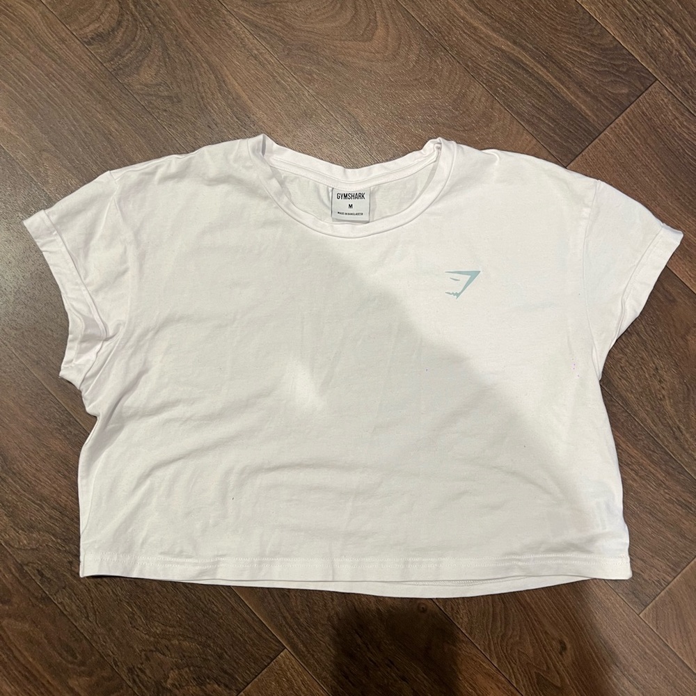 Gymshark White Crop Top